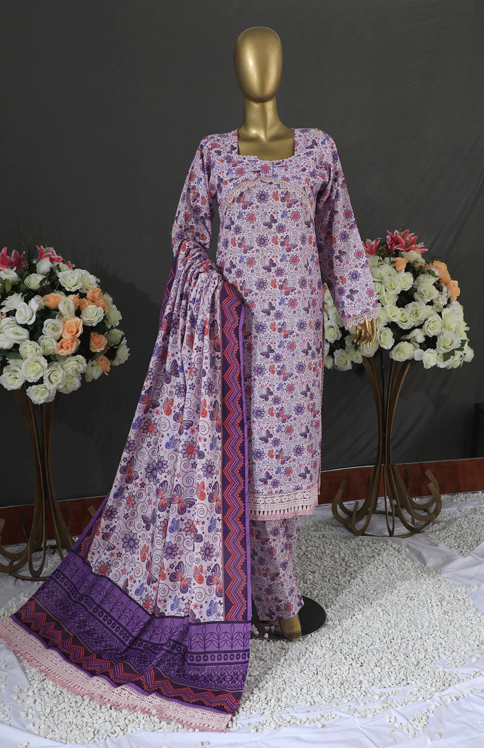 Ambassador Slub Khaddar 3 Piece 11 EKH 1