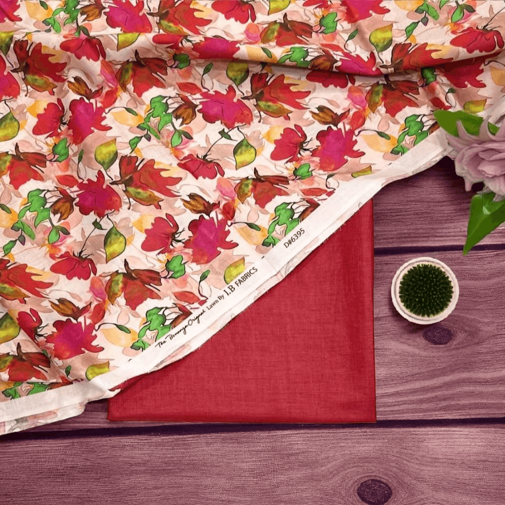 I.B Bonanza 2 Piece Lawn Unstitched SN 1308 1 I.B Bonanza 2 Piece Lawn Unstitched SN 1308