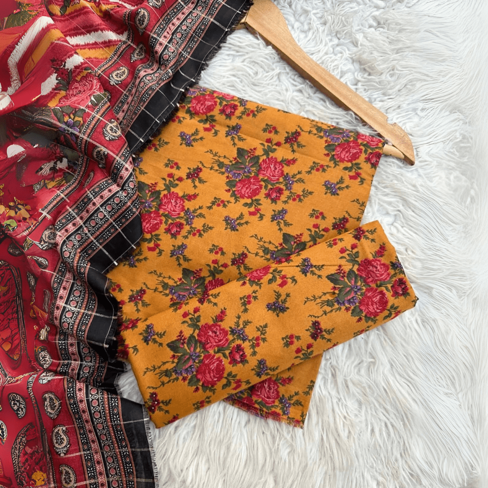 SN 768 Bin Saeed 3 Piece Lawn Unstitched 1 SN 768 Bin Saeed