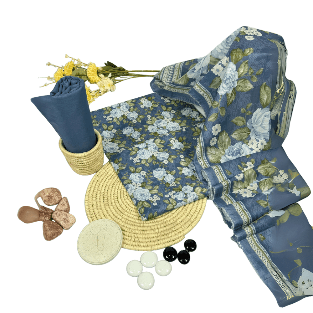 SN 773 Bin Saeed 3 Piece Lawn Unstitched 2 SN 773 Bin Saeed 3 Piece Lawn Unstitched - Image 2