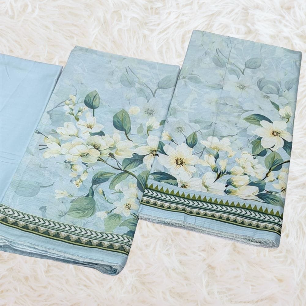 SN 775 Bin Saeed 3 Piece Lawn Unstitched 1 SN 775 Bin Saeed 3 Piece Lawn Unstitched