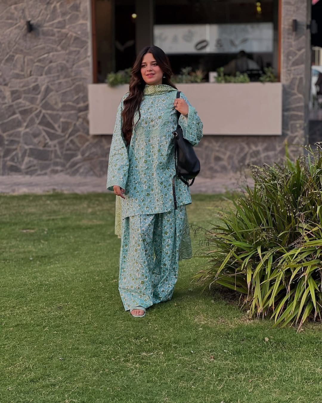 SN 767 Bin Saeed 3 Piece Lawn Unstitched 2 Bin Saeed 767