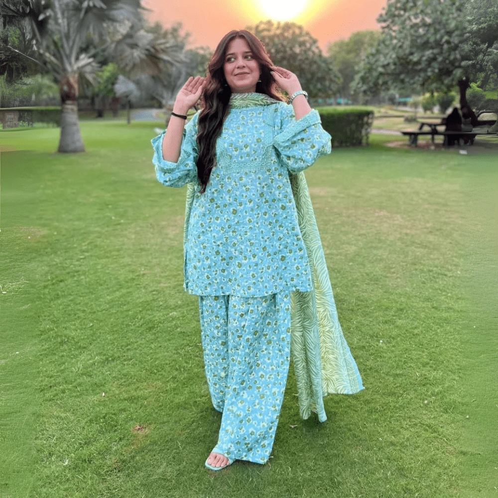 SN 767 Bin Saeed 3 Piece Lawn Unstitched 4 SN 767 Bin Saeed 3 Piece Lawn Unstitched - Image 4