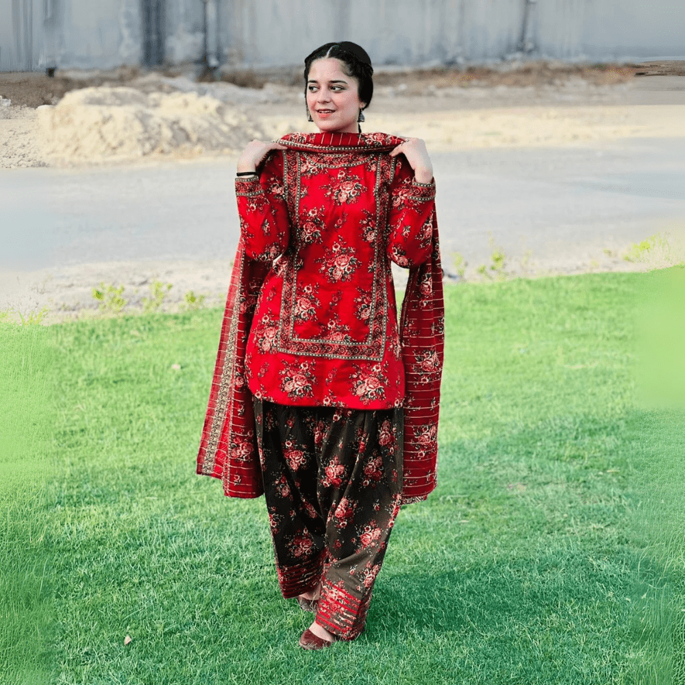 SN 774 Bin Saeed 3 Piece Lawn Unstitched 2 SN 774 Bin Saeed 3 Piece Lawn Unstitched - Image 2