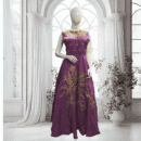 Fasiha Embroidered Kataan Silk Maxi