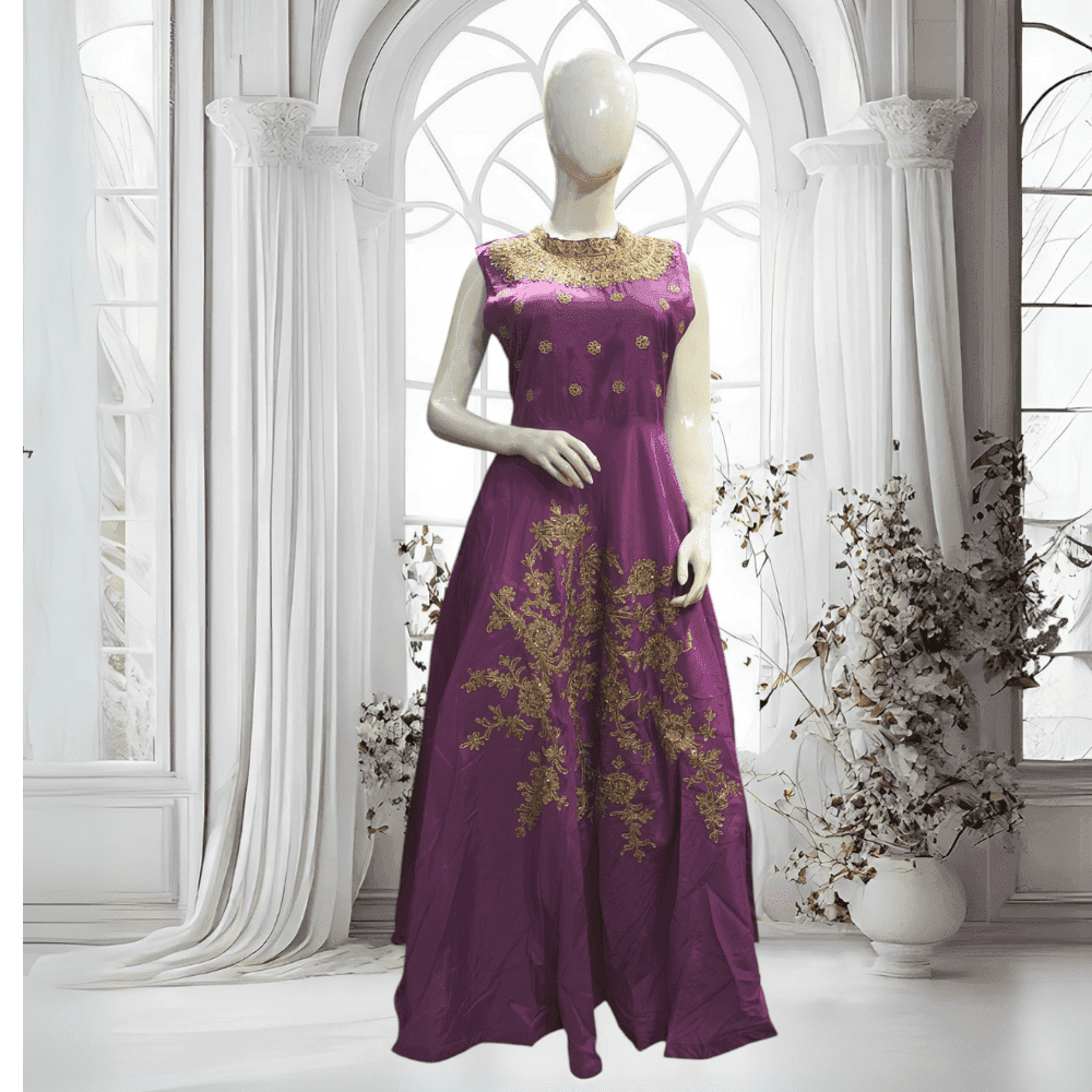 Fasiha Embroidered Kataan Silk Maxi 1 Fasiha Embroidered Kataan Silk Maxi