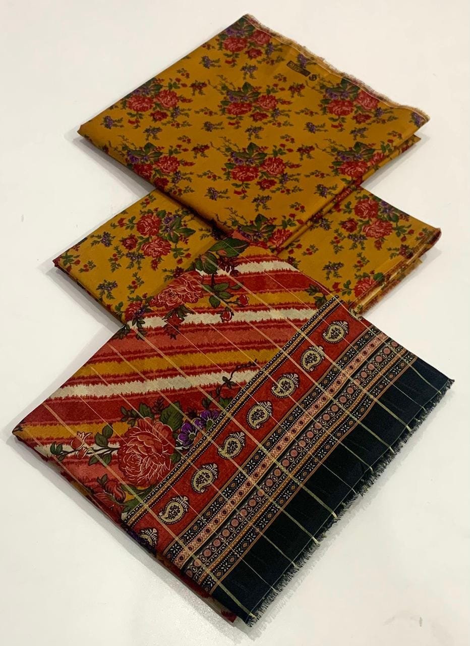 SN 768 Bin Saeed 3 Piece Lawn Unstitched 2 SN 768 Bin Saeed 3 Piece Lawn Unstitched - Image 2