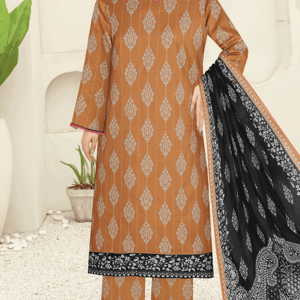 Crystal Lawn Unstitched 3 Piece CLA 01 2 Crystal Lawn Unstitched 3 Piece CLA 01 - Image 2