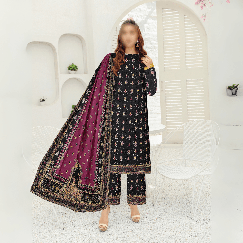 Crystal Lawn Unstitched 3 Piece CLA 02 1 Crystal Lawn Unstitched 3 Piece CLA 02