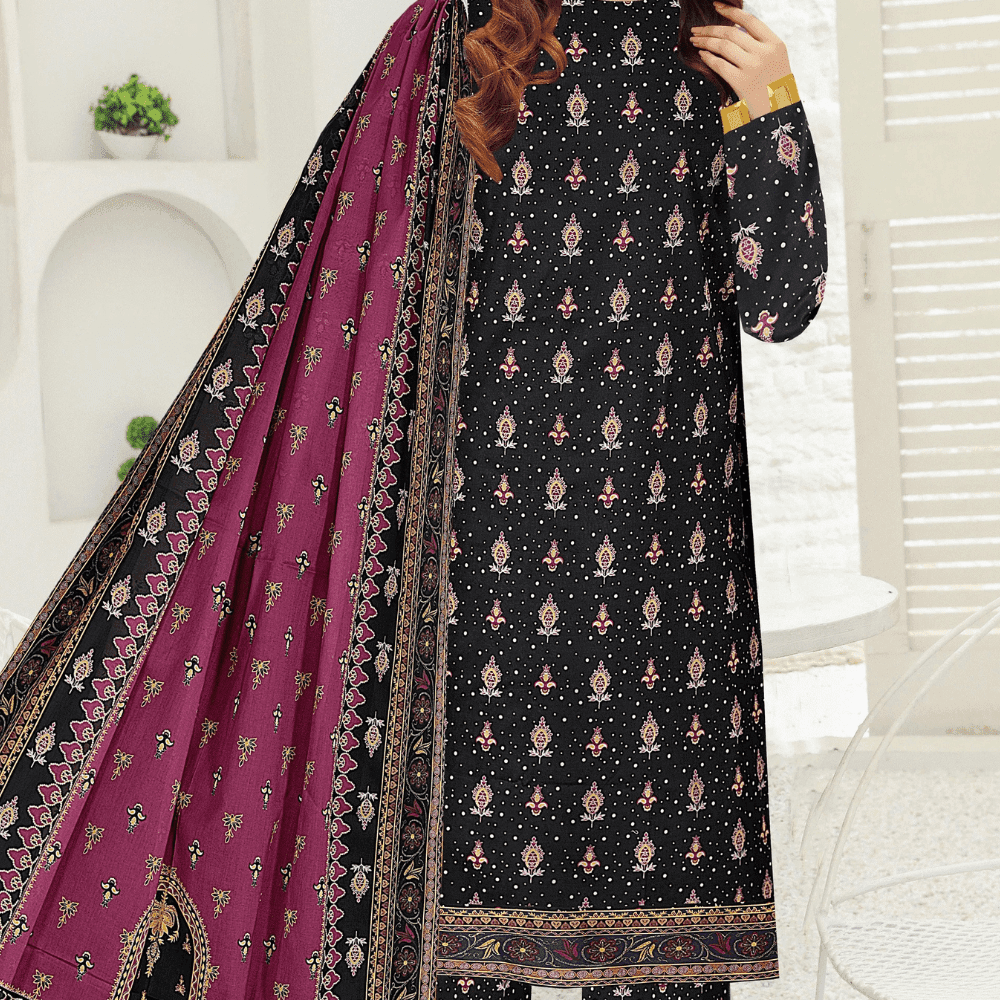 Crystal Lawn Unstitched 3 Piece CLA 02 2 Crystal Lawn Unstitched 3 Piece CLA 02 - Image 2