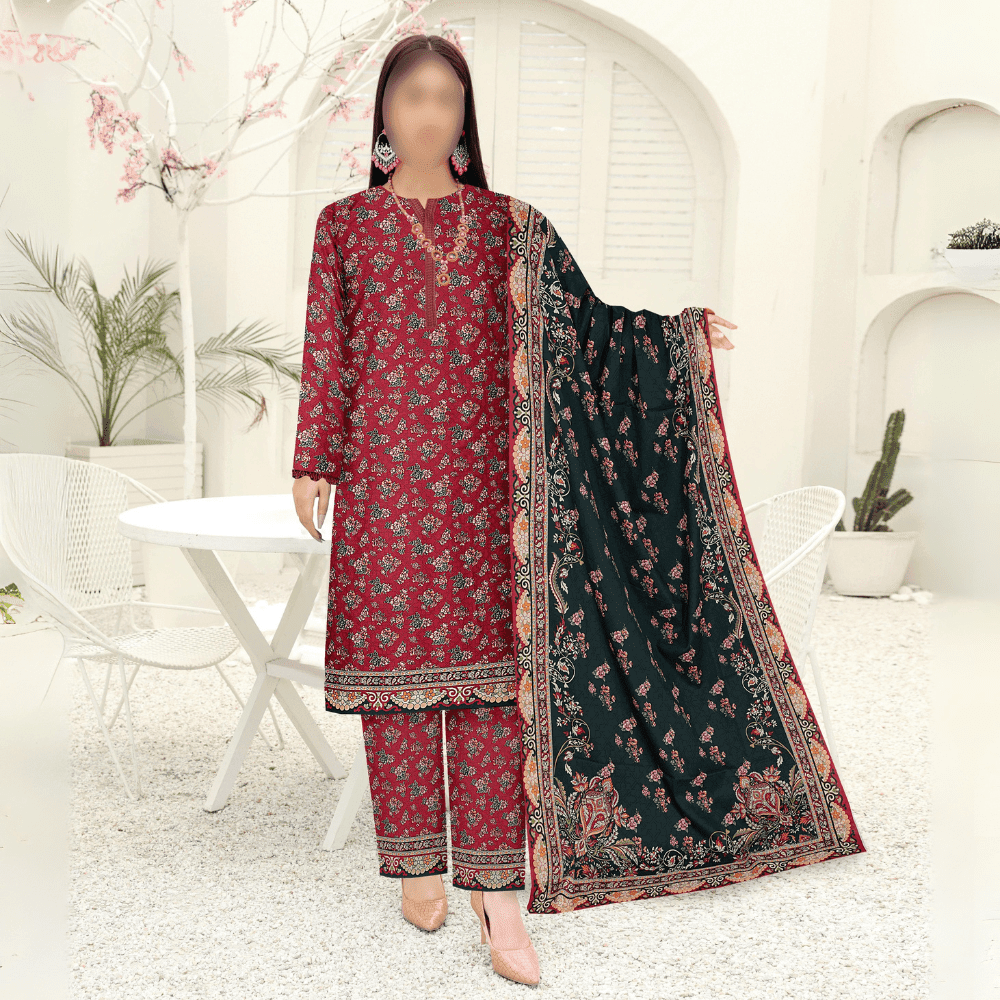 Crystal Lawn Unstitched 3 Piece CLA 03 1 Crystal Lawn Unstitched 3 Piece CLA 03