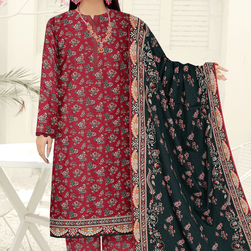 Crystal Lawn Unstitched 3 Piece CLA 03 2 Crystal Lawn Unstitched 3 Piece CLA 03 - Image 2