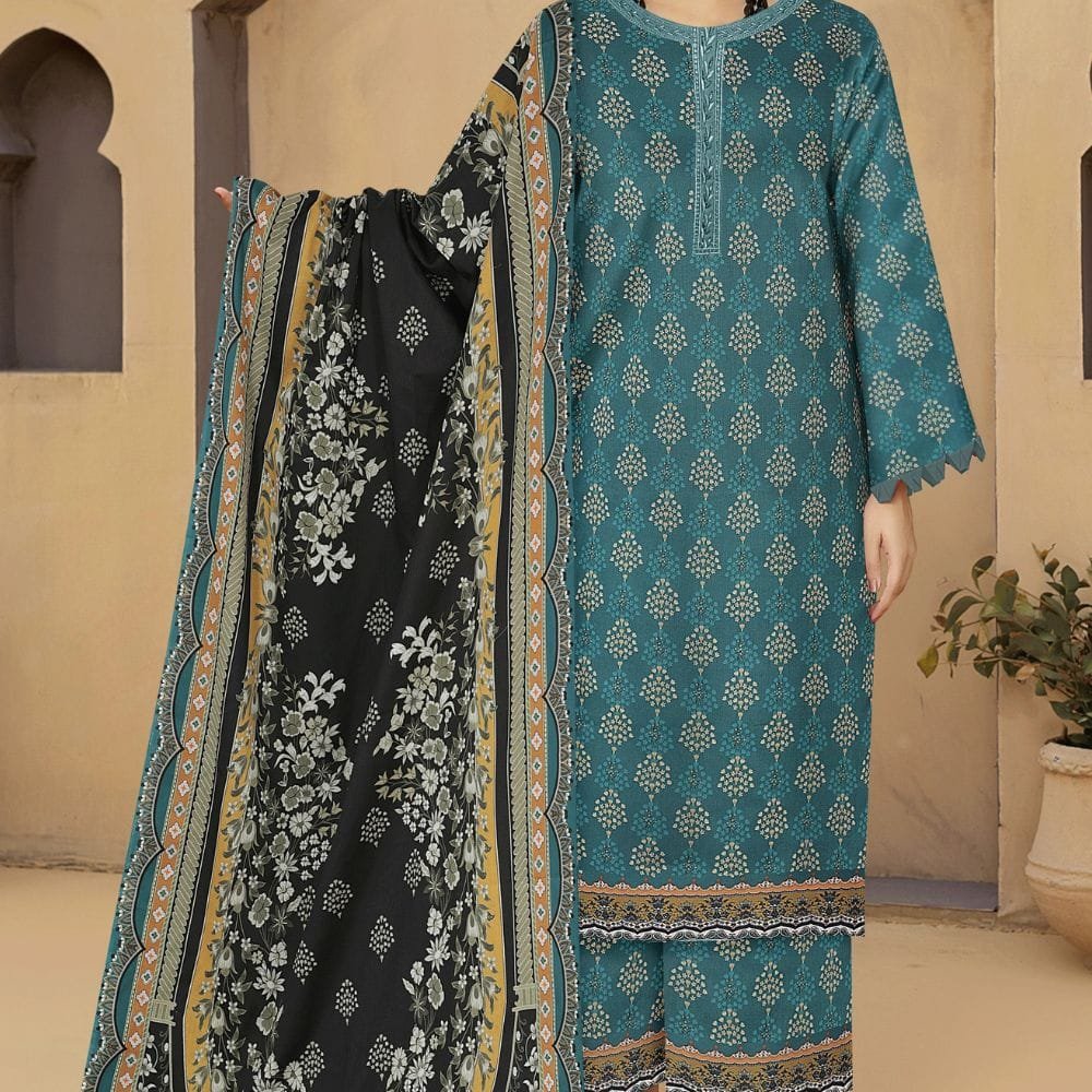 Crystal Lawn Unstitched 3 Piece CLA 04 2 Crystal Lawn Unstitched 3 Piece CLA 04 - Image 2